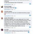 Et lille udsnit af kommentarfeltet på Jesper Yde Knudsens Facebook-profil
