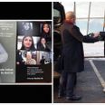 Formanden for foreningen Ny Identitet, Nader Ashkani, kom selv til Thorsø for at aflevere flyers om Sarah til de mange fremmødte venner og bekendte. Tilsendte fotos