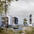 Sådan kommer den nye boliger ved Strandvejen i Ebeltoft til at se ud. Spørgsmålet er, om man må bruge dem som ferielejligheder eller ej. Grafik: Friis & Moltke