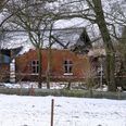 Gården nær Haurum hvor en mand omkom.