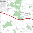 Illustration af motortrafikvejen, der skal øge fremkommeligheden mellem Aarhus og Viborg. Illustration: Vejdirektoratet