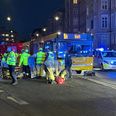 Ulykken skete lørdag aften på Park Allé. Foto: Presse-fotos.dk