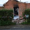 Politiet har afspærret villaen. Foto: Presse-fotos.dk.