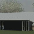 Sådan kommer den nye tilbygning til at tage sig ud, når den til februar 2019 står klar til brug. Skitse: Smærup & Wessman A/S - Arkitekter MAA