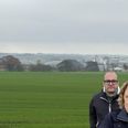 Thake Fogh Cordt (forrest) og Clément Blain vil have stoppet den planlagte udvidelse af Langå Biogas. Privatfoto
