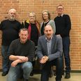 Dansk Folkepartis ledelse i Syddjurs. I bagerste række (fra v.): Carsten Strandborg, Ebba Grethe Møgelvang Laursen, Kirsten Mikkelsen og Per Dalgaard. Forreste række (fra v.): Johannes Henriksen og Michael Mikkelsen. Foto: Dansk Folkeparti