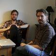 Jeppe vejs (forrest) spiller guitar, mandolin og banjo, imens Lasse Helboe (bagerst) er forsanger og guitarist i In Lonely Majesty. Foto: Jonas W. Hansen