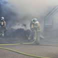 To gange inden for fire timer har Østjyllands Brandvæsen været i Tilst. Foto: Presse-fotos.dk