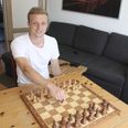Bjørn Møller Ochner er den nye stjerne på skakhimlen i Danmark. Han blev hentet til Skanderborg Skakklub i sommeren sidste år. Foto: Erland Rasmussen