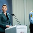 Statsminister Mette Frederiksen udtrykte forsigtigt optimisme på pressemøde om COVID-19 i Danmark, i Spejlsalen i Statsministeriet mandag den 30. marts 2020.. (Foto: Martin Sylvest/Ritzau Scanpix)