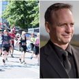 Aarhus City Halvmarathon anno 2020 er i stor fare for at blive aflyst, oplyser Aarhus Motions bestyrelsesformand Carsten Brandt (t.h.)