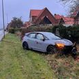 Dette syn mødte forbipasserende søndag morgen i Ebeltoft. Alle fotos: Lars Clement