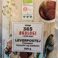 Det er i denne leverpostej, der kan være risiko for at finde blå plastikstykker. Foto: Fødevarestyrelsen.