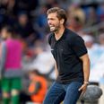 AGF-træner Jakob Poulsens hold tabte stort i Aserbajdsjan og misser dermed muligheden for Champions League. Arkivfoto: Bo Amstrup/Ritzau Scanpix