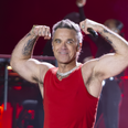 Robbie Williams var hovednavn på Smukfests første dag. Foto: Mike Madsen