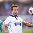 AGFs Patrick Mortensen under superligakampen mellem AGF og FC København på Ceres Park Vejlby i Aarhus. Foto: Bo Amstrup/Ritzau Scanpix)