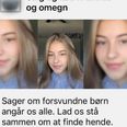 Det er dette billede, der er delt i en lokal Facebook-gruppe. Screenshot