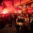 Med rigtig mange mennesker i byen måtte der næsten opstå et par episode, der krævede politiets indsats. Generelt har Østjyllands Politi dog stor ros til aarhusianerne for endnu en guldfest. Foto: Mads Claus Rasmussen/Ritzau Scanpix