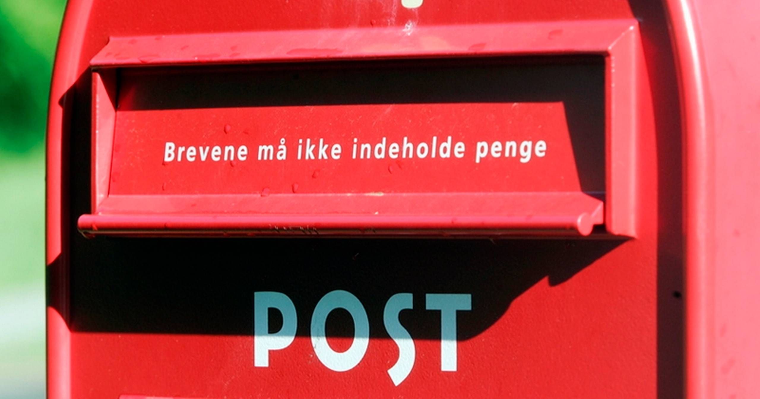 Postkasser tømmes fortsat seks gange om