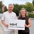 Lars Lynggaard, forperson i Møllevang Mulitsport, og næstforperson Camilla Waldstrøm. Privatfoto