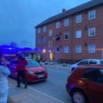 En kvinde er mandag død efter en brand. Foto: Presse-fotos.dk.