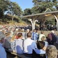 Der var tætpakket på Ry Havn søndag aften 22. juli. Pressebillede