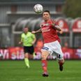 Dennis Flinta var forskellen, da Silkeborg KFUM besejrede FC Djursland. Foto: Claus Bonnerup