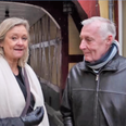 Birte M. Andersen (V) og Henrik Dam Kristensen (S) fører valgkamp sammen. Privatfoto