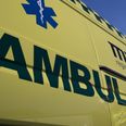 Pigen blev kørt på hospitalet efter ulykken. Arkivfoto: Præhospitalet/Niels Aage Skovbo