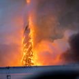 Brand i den historiske bygning Børsen i København tirsdag den 16. april 2024.. Foto: Ida Marie Odgaard/Ritzau Scanpix.