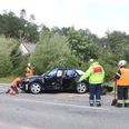 I alt var fire biler involveret i sammenstødet. Foto: Spotfoto