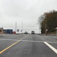 Det er lysreguleringen i krydset her, som nu er taget i brug og skaber kø. Arkivfoto: CSJ