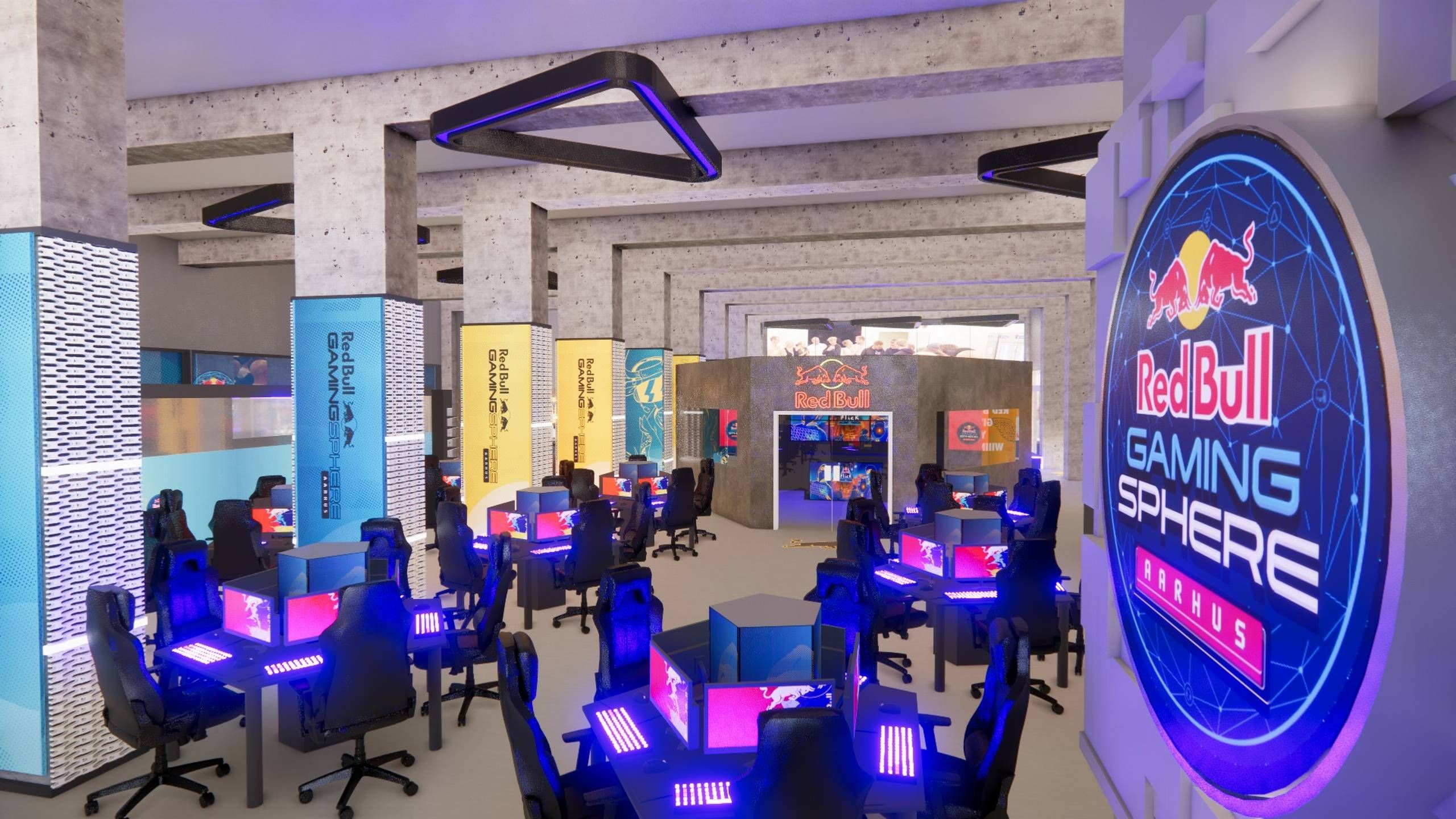 Red Bull åbner sit største gamingcenter Aarhus det Tokyo og London