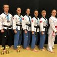 Moo Sa’s NM hold 2024 fv.: Johan Fredmar, SIlja Kjølbo, Silje Liborius, Laura Nancke, Annesofie Fredberg og Naja Nancke. Pressefoto