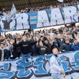 AGF's fans må nøjes med 10.000 tilskuerpladser, når klubben skal spille på Vejlby Stadion i 2025 og 2026. Ceres Park har plads til 19.433 tilskuere. Arkivfoto: Mikkel Berg Pedersen