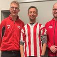 Fra venstre Jens Løkke Møller, Lars Helse og Jeppe Lange har formået at fastholde en stor gruppe fodbolddrenge igennem 10 år. Privatfoto