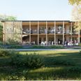 Enemærke og Petersen løb med totalentreprisen på anden etape af Sommerbæk Skole i Hørning. Visualisering: Kjaer & Richter.