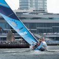 Det var en populær begivenhed, da sejlsportens kongeklasse i juni 2018 drejede ind forbi havnebassinet i Aarhus.