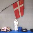 Michelle Sakskær endte med sølv for sin præstation under lørdagens stævne i judo. Privatfoto.