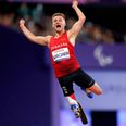 Daniel Wagner, der er bosat i Aarhus, springer sig til en sølvmedalje. Foto: Franck Fife/AFP/Ritzau Scanpix
