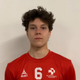 Hørning Floorball Klub var repræsenteret ved Jonas Kristensen, da der var U19-VM i floorball i Frederikshavn. Pressefoto