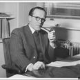 Portræt af arkitekt Harald Salling-Mortensen. Hammerschmidt Foto, ca. 1955, Aarhus Stadsarkiv