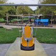 I Mindeparken er en særlig gynge blevet opført. Foto: Aarhus Kommune