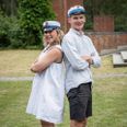 Sophie Berg Bakmand og Marten Fredslund Andersen gør status efter to år som HF-studerende på Grenaa Gymnasium. Foto: Photo Care Grenaa