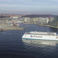 Express 4 ankommer til Aarhus Havn.
