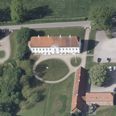 Fussingø Slot lægger igen sale til 'Krea på SLottet' i efterårsferien. Foto: Skråfoto, Klimadatastyrelsen