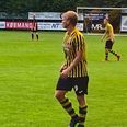 Mathias Fisker var i vigør og scorede to gange. Kammeraterne udpegede ham som 'man-of-the-match.' Foto: Lars Norman Thomsen