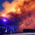 Gårdbrand ved Trustrup.