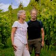 Ægteparret Helle og Hans Neergaard Münter ejer og driver vingården Koruplund på Djursland. Foto: Stine Schjøtler
