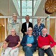 Styregruppen består af Jan Radzewicz formand Ældrerådet, Christian Budde rådmand Sundhed og Omsorg, Anne Thorø fra Fo-Aarhus, Lene Jensen fra rådet i folkehuset Vestervang, Lars Bundgaard næstformand Røde Kors Aarhus og Torben Dreier formand Ældre Sagen Aarhus. Pressefoto: Aarhus Kommune